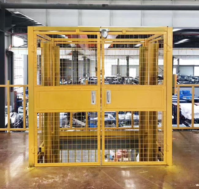 邵阳智能导轨式升降机亮相